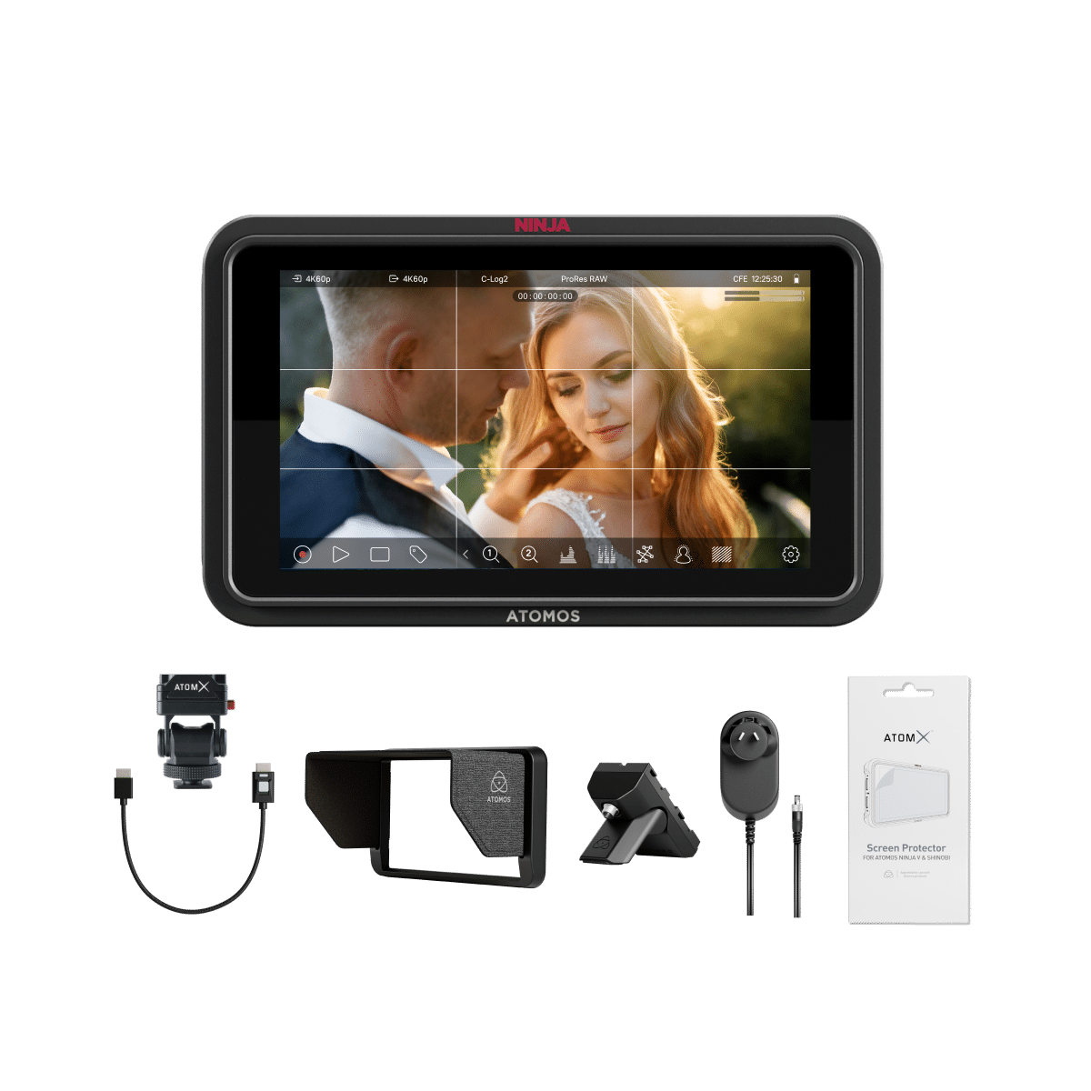 Ninja TX GO 5″ Monitor-Recorder + Accessory Kit