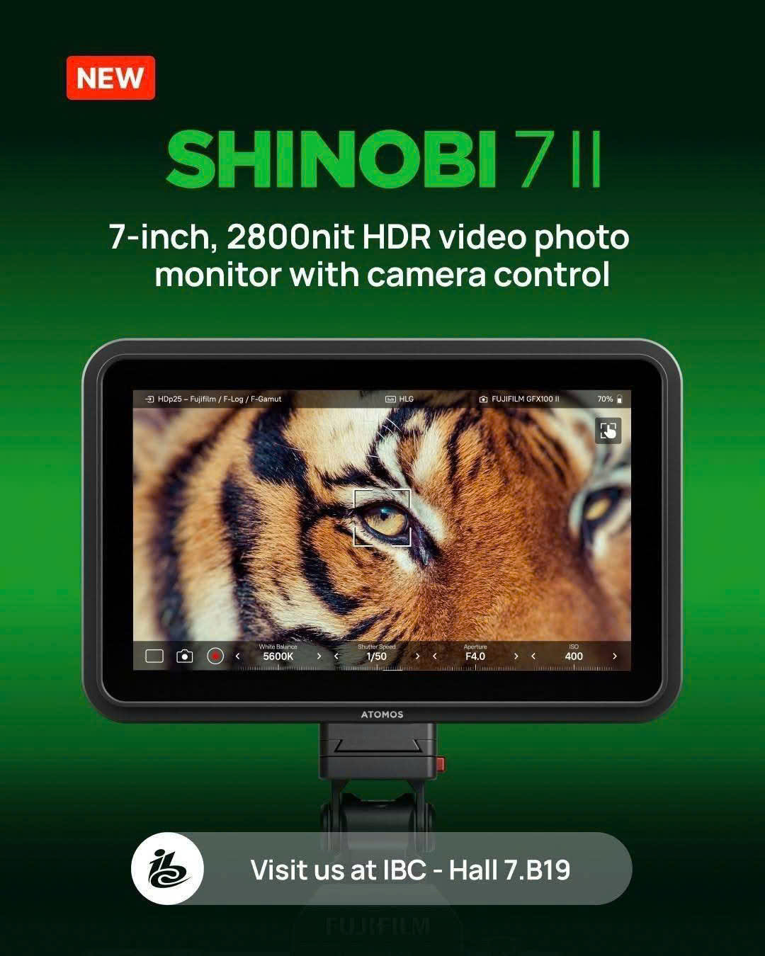Atomos Shinobi 7 II: Trải Nghiệm Giám Sát Đỉnh Cao Cho Quay Phim Chuyên Nghiệp