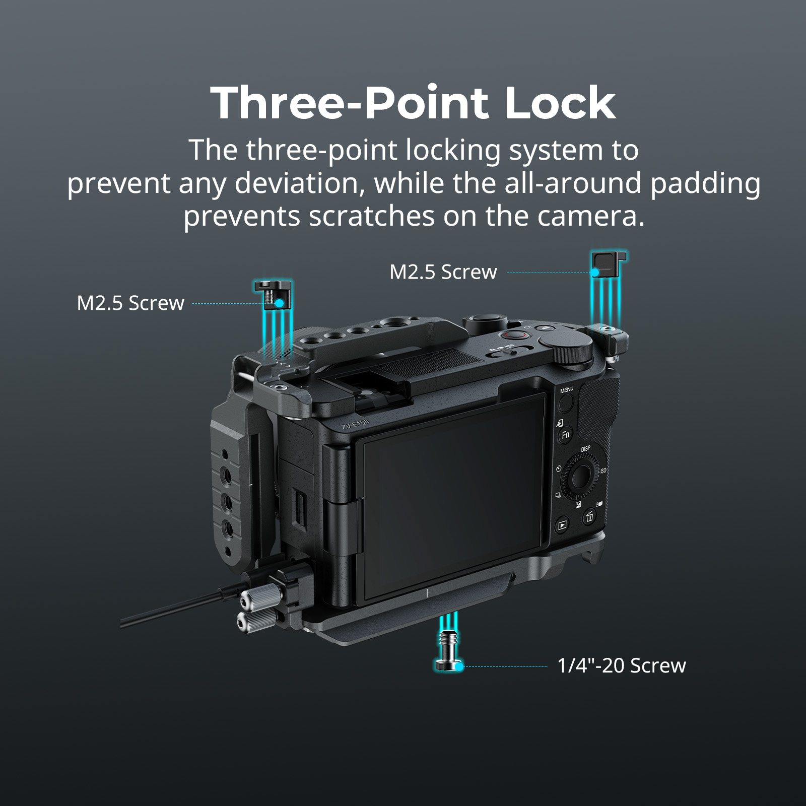HawkLock Quick Release Cage Kit for Sony ZV-E10 II