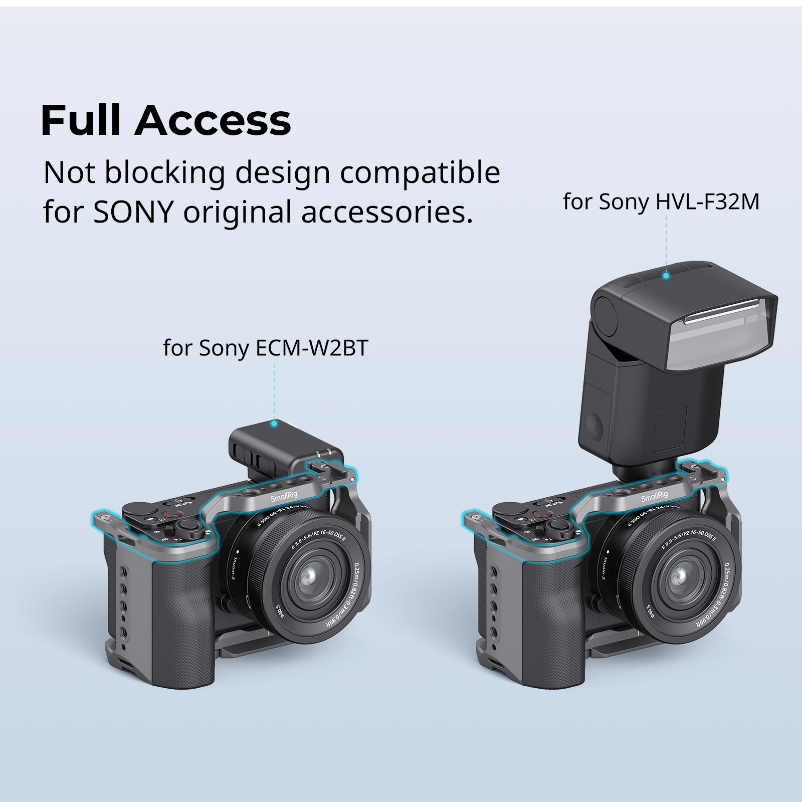 HawkLock Quick Release Cage Kit for Sony ZV-E10 II