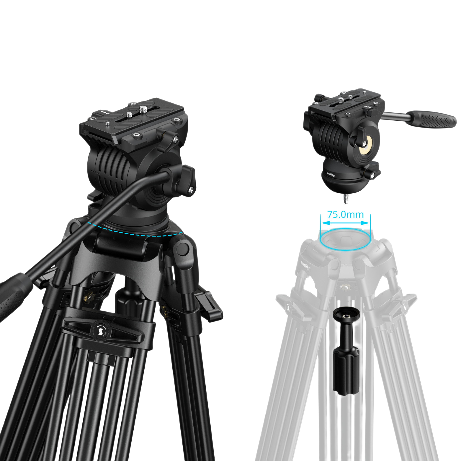 FSD14 FreeSpeed Heavy-Duty Aluminum Alloy Tripod 5442