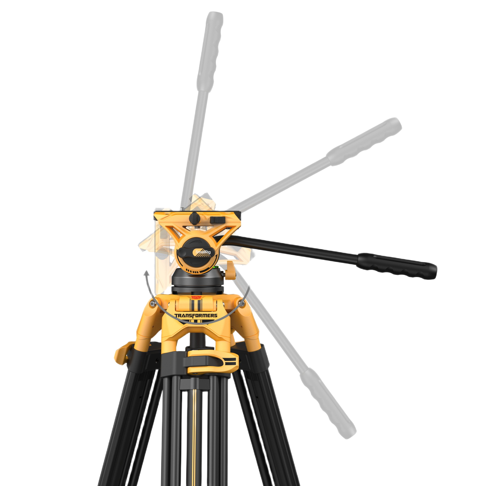 Heavy-Duty Fluid Head Tripod AD-01 (BumbleBee Edition) 5523