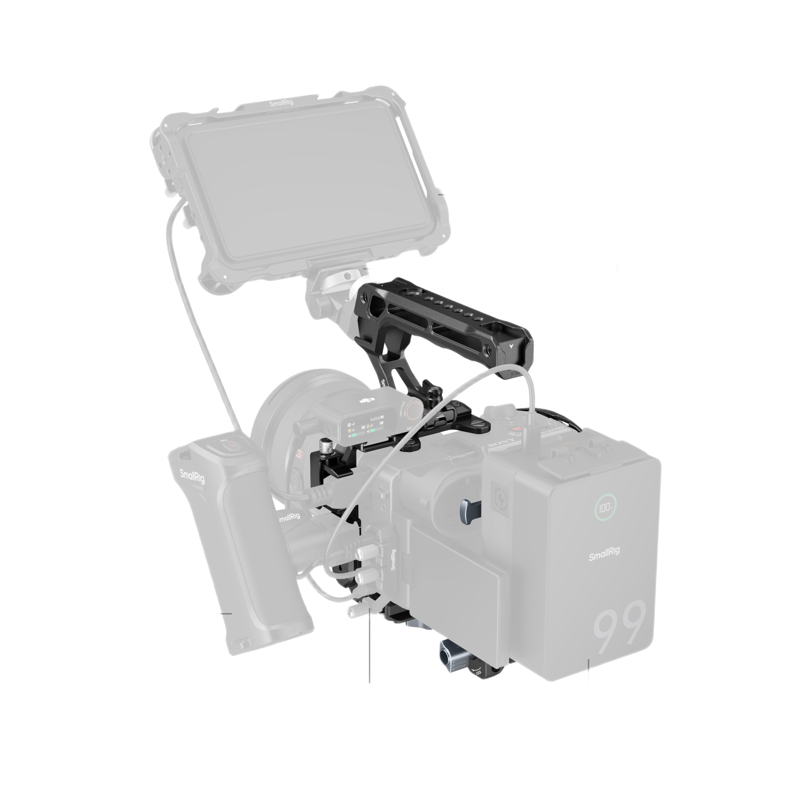 Advanced Cage Kit with Battery Plate for Sony FX2