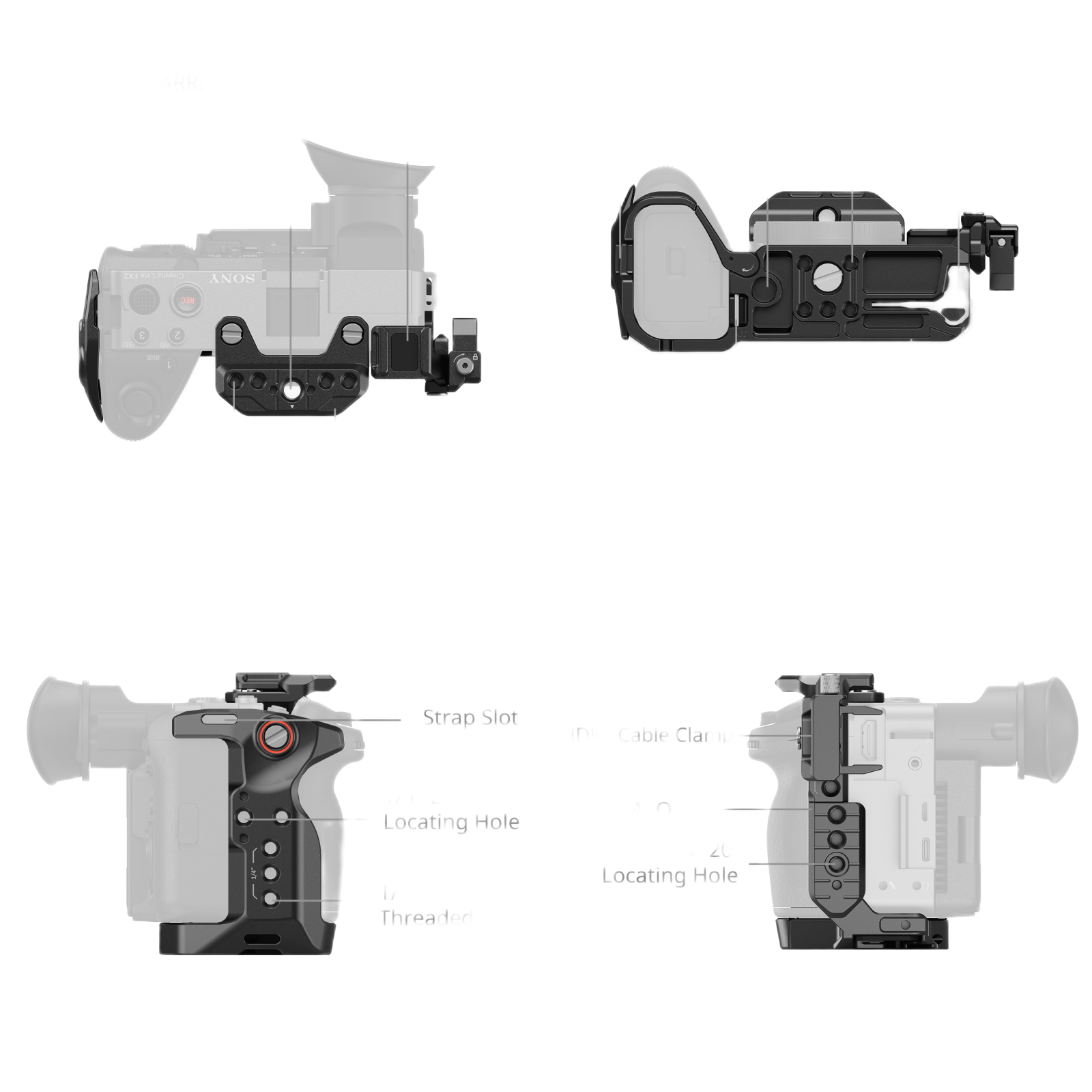 Advanced Cage Kit with Battery Plate for Sony FX2