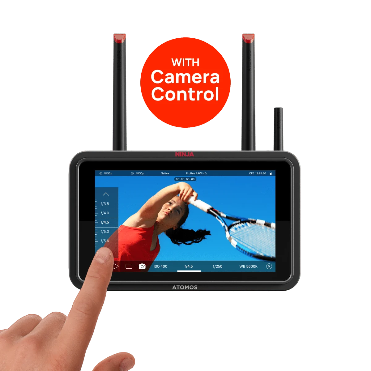Ninja TX – 5″ HDMI/12G-SDI & Wi-Fi Monitor-Recorder