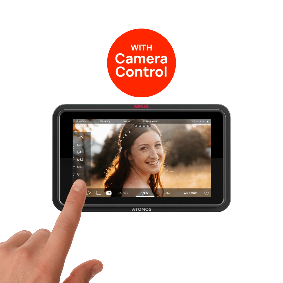 Ninja TX GO – 5″ HDMI & Wi-Fi Monitor-Recorder