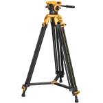 Heavy-Duty Fluid Head Tripod AD-01 (BumbleBee Edition) 5523
